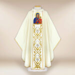 Casula bordada Mãe de Deus de Czestochowa