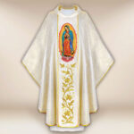 Casula bordada Mãe de Deus de Guadalupe