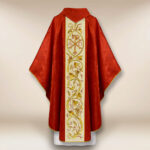 Casula bordada com PX Christum