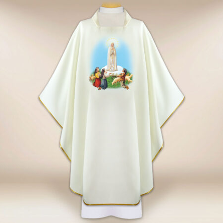 Casula com imagem Matka Boża Fatimska