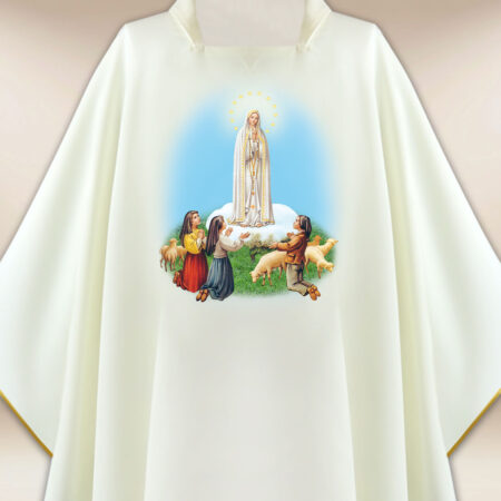 Casula com imagem Matka Boża Fatimska
