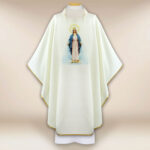Casula com imagem Mãe de Deus Imaculada