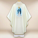 Casula com imagem Mãe de Deus Imaculada
