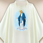 Casula com imagem Mãe de Deus Imaculada