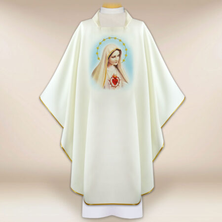 Casula com imagem Matka Boża Fatimska