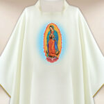 Casula com imagem Mãe de Deus de Guadalupe