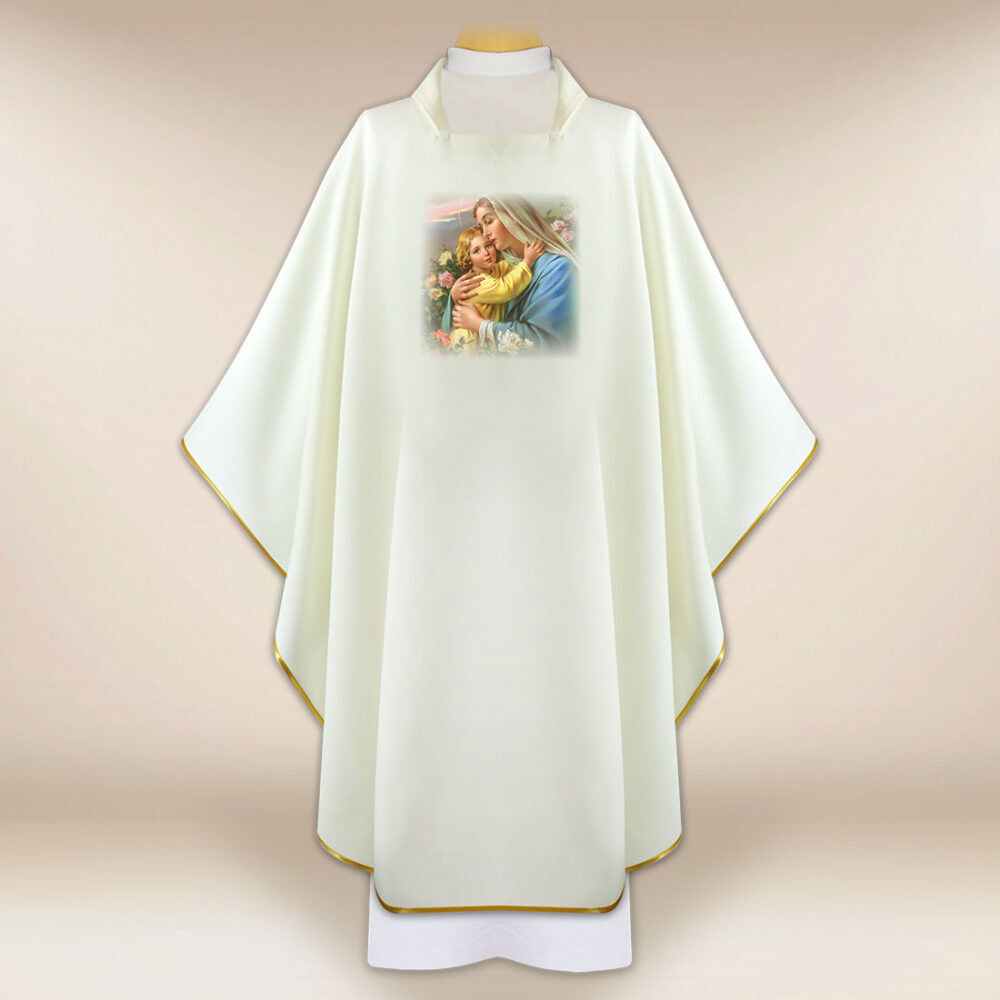 Casula com imagem Mãe de Deus