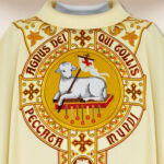 Casula bordada Cordeiro de Deus