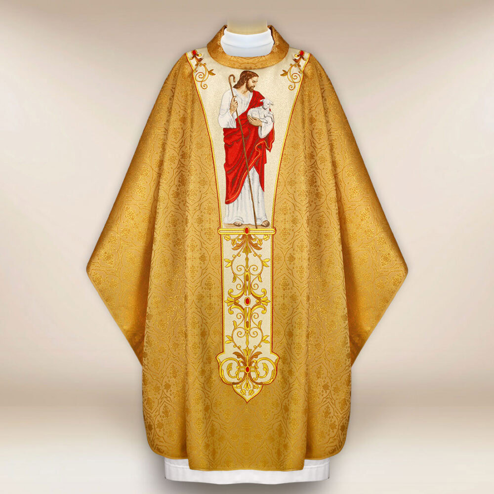 Casula bordada Jesus Bom Pastor