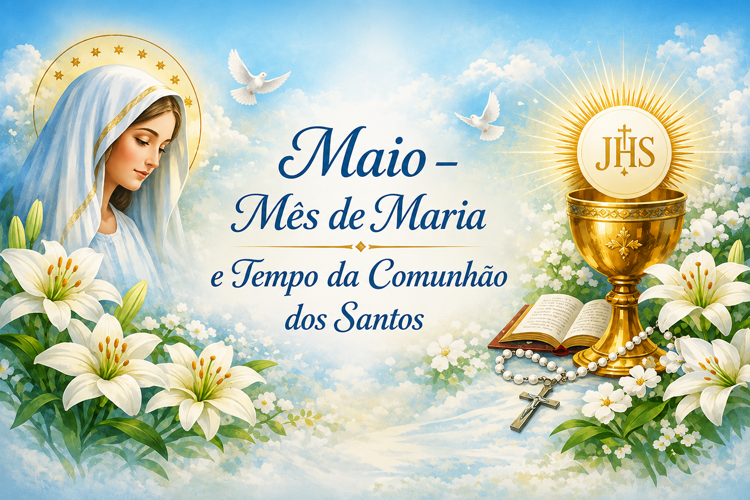 Maio – Festas marianas e Primeira Comunhão num ambiente digno de liturgia