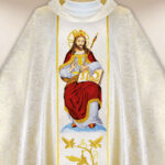 Casula bordada Cristo Rei