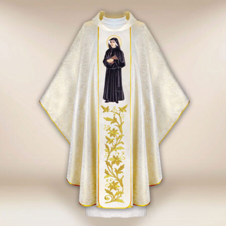 Casula bordada São Faustina