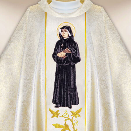 Casula bordada São Faustina