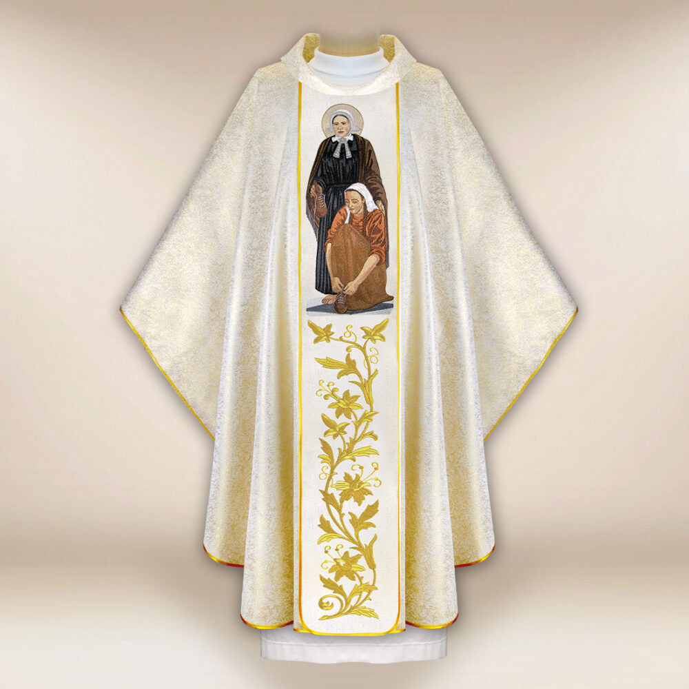 Casula bordada Santa Mãe Maria