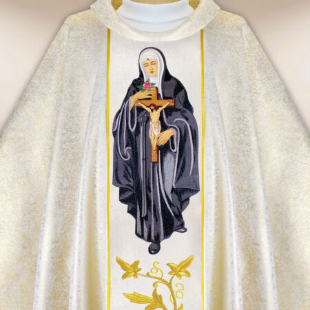 Casula bordada São Rita