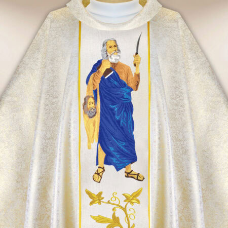 Casula bordada São Bartolomeu