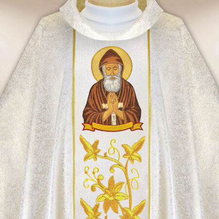 Casula bordada São Charbel