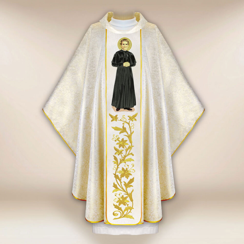 Casula bordada São João Bosco