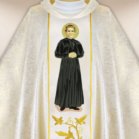 Casula bordada São João Bosco