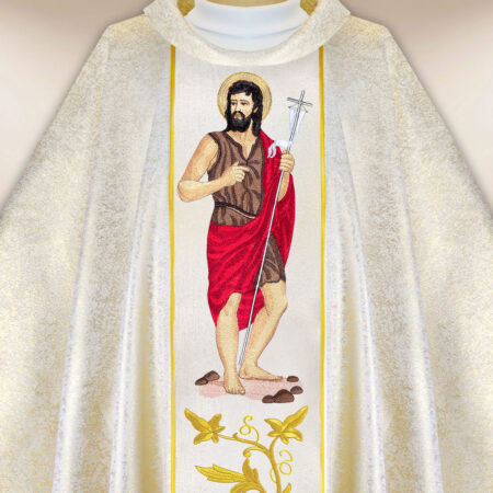 Casula bordada São João Batista