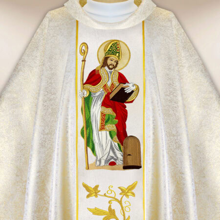 Casula bordada São Ambrosio