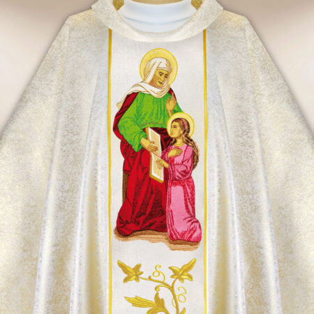 Casula bordada Santa Ana