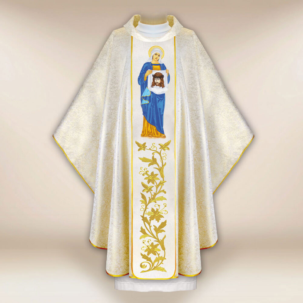 Casula bordada Santa Verônica