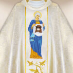 Casula bordada Santa Verônica