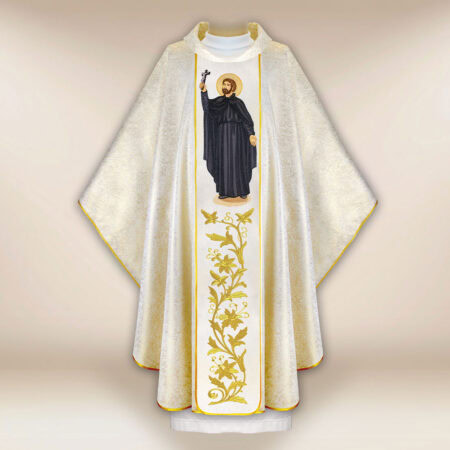 Casula bordada São Francisco Xavier