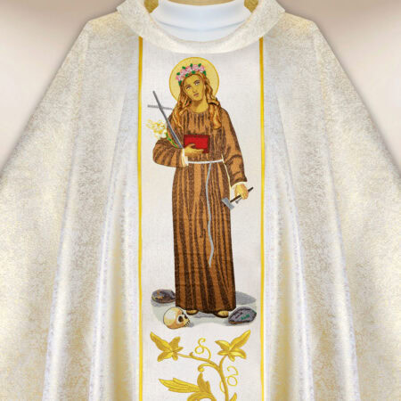 Casula bordada de São Rozália