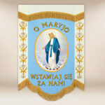 Mini chorągiew dwustronna “Mata Boża Wniebowzięta”