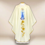 Casula bordada Madonna Di Lourdes