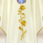 Casula bordada Madonna Di Lourdes