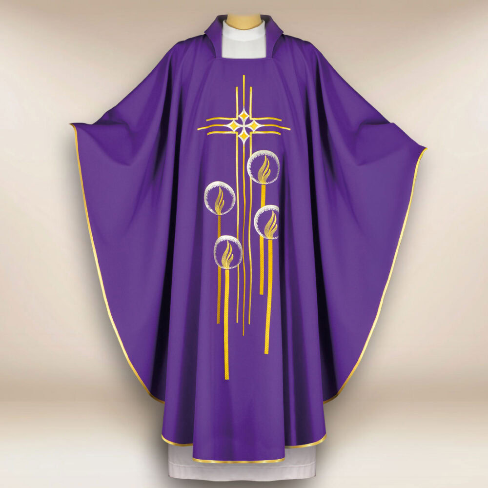 Casula bordada Advento