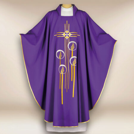 Casula bordada Advento