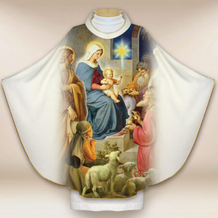 Casula impressa para o Natal