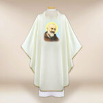 Casula com imagem de São Padre Pio