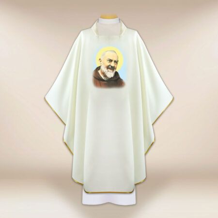 Casula com imagem de São Padre Pio