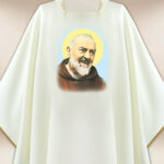 Casula com imagem de São Padre Pio