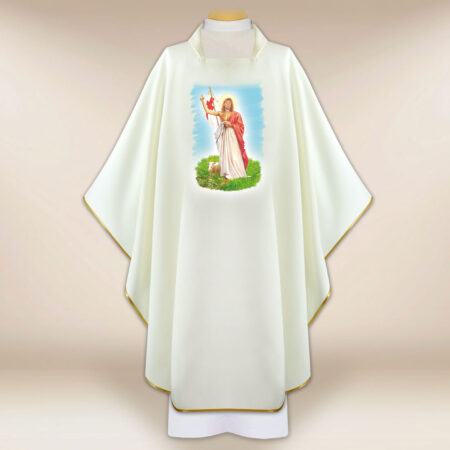 Casula com imagem Jesus Ressuscitado