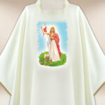 Casula com imagem Jesus Ressuscitado