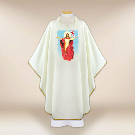 Casula com imagem Jesus Ressuscitado