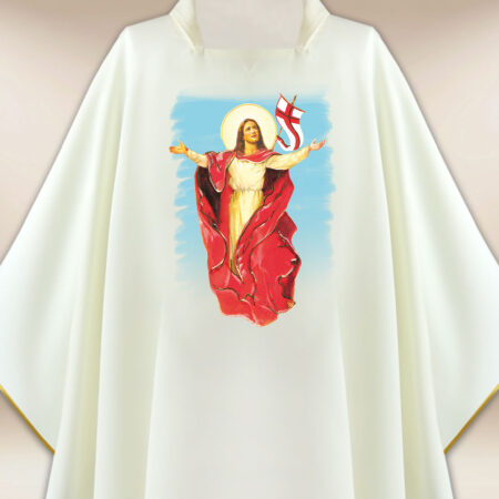 Casula com imagem Jesus Ressuscitado