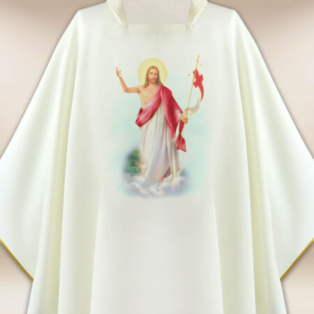 Casula com imagem Jesus Ressuscitado
