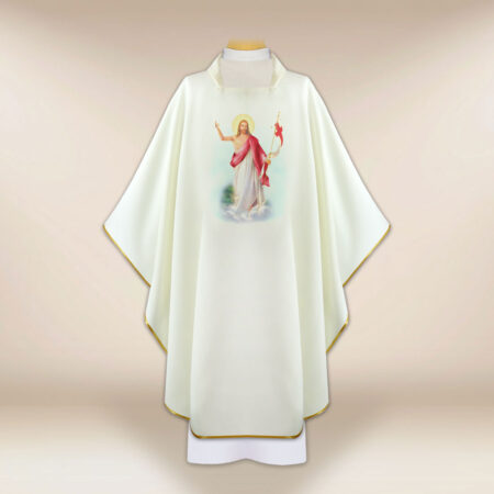 Casula com imagem Jesus Ressuscitado