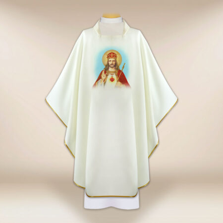 Casula com imagem Cristo Rei