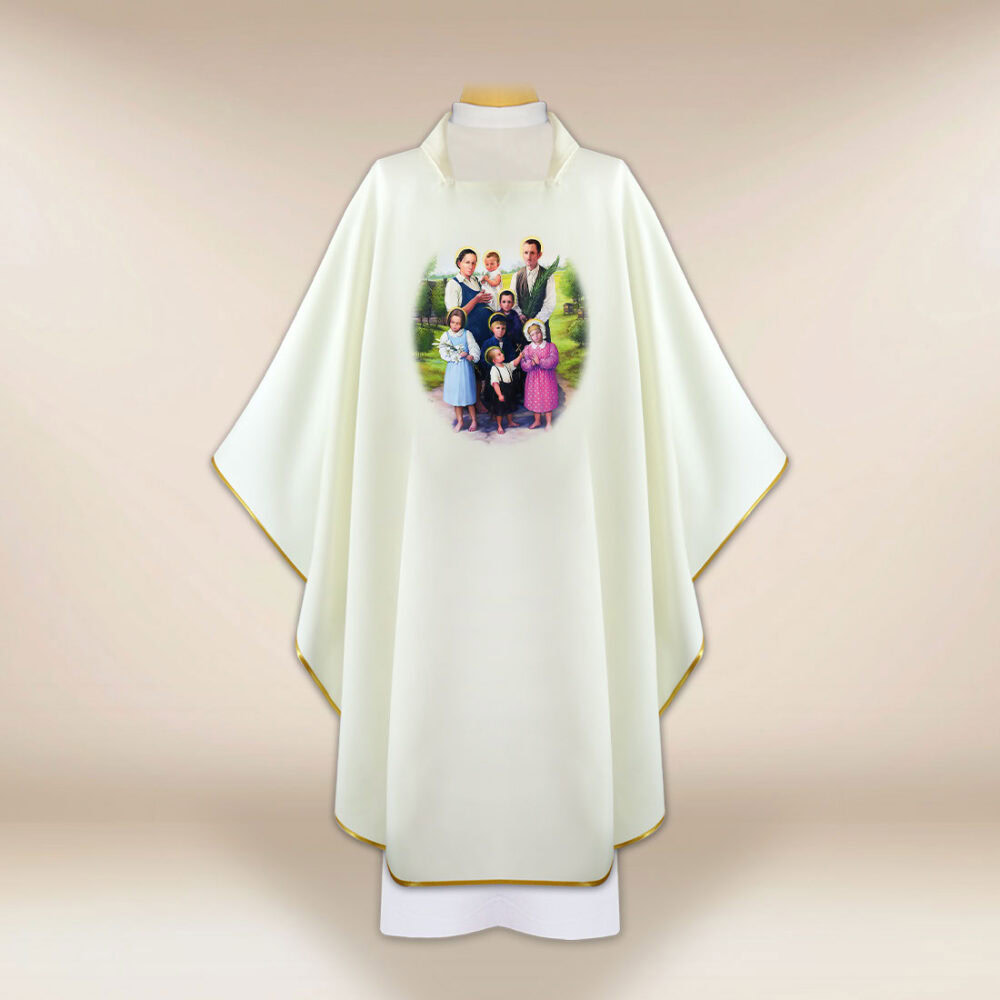 Casula com imagem Família Ulmów