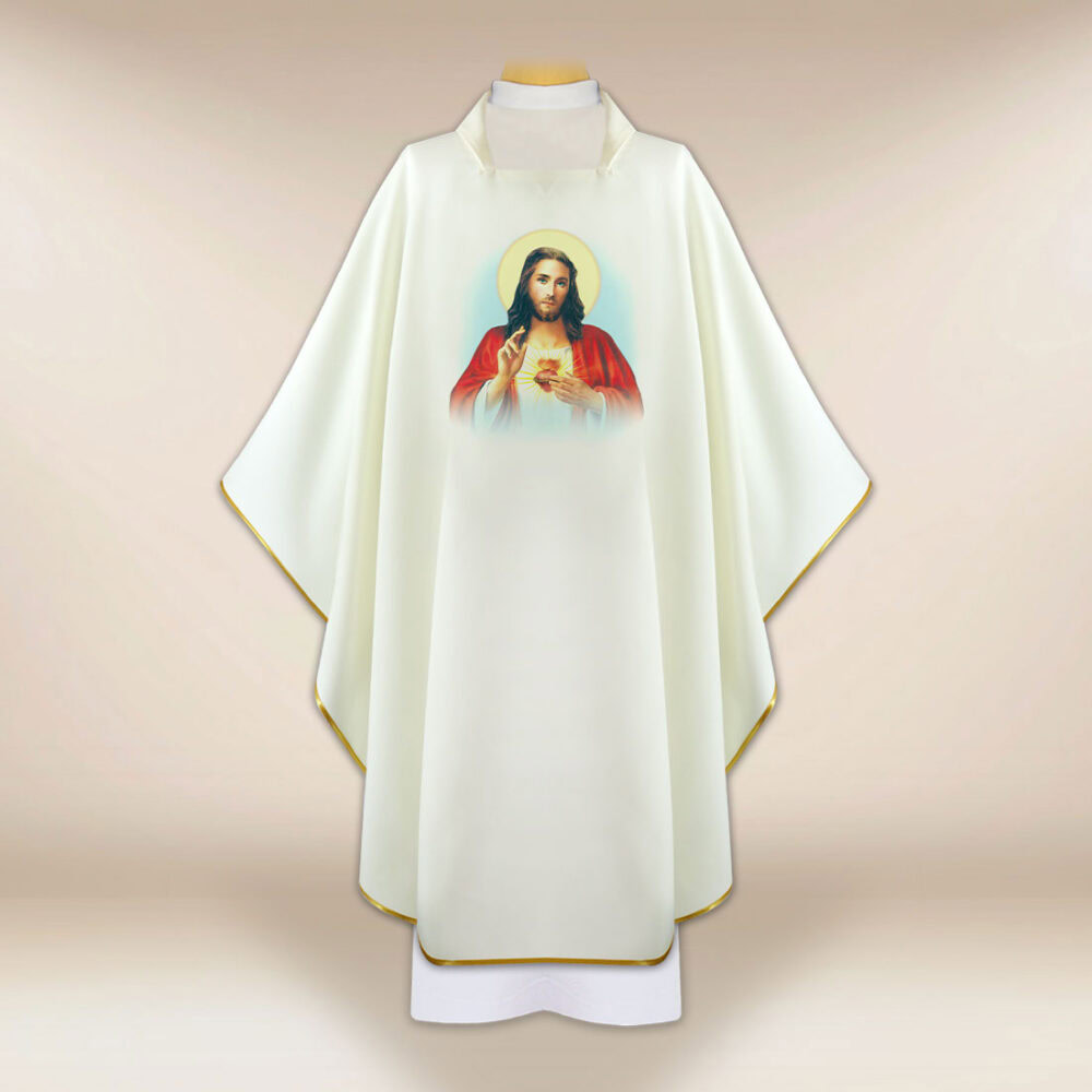 Casula com imagem Coração de Jesus