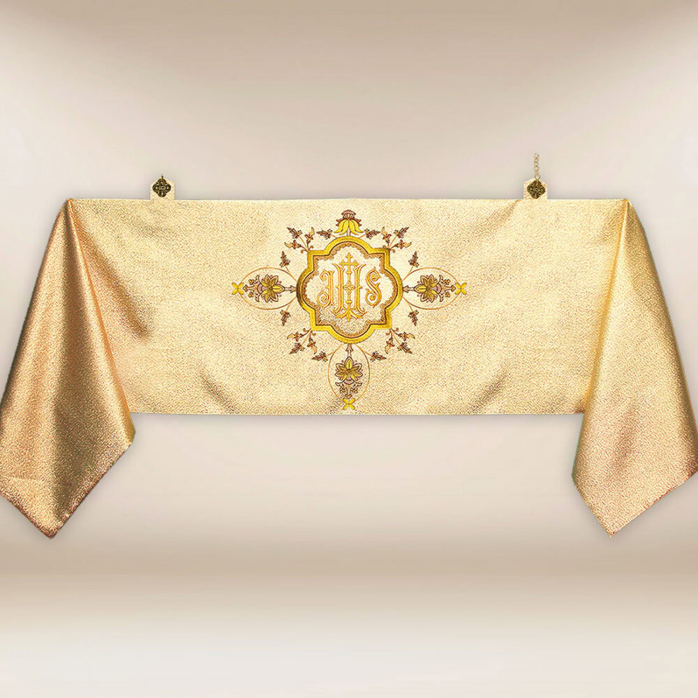 Véu Umeral Dourado IHS