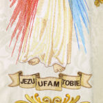 Casula bordada litúrgica Jesus Misericordioso